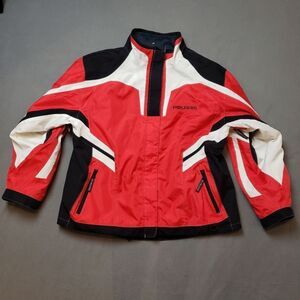 Pure Polaris riding jacket, ski snow snowmobile jacket red white black men’s XXL